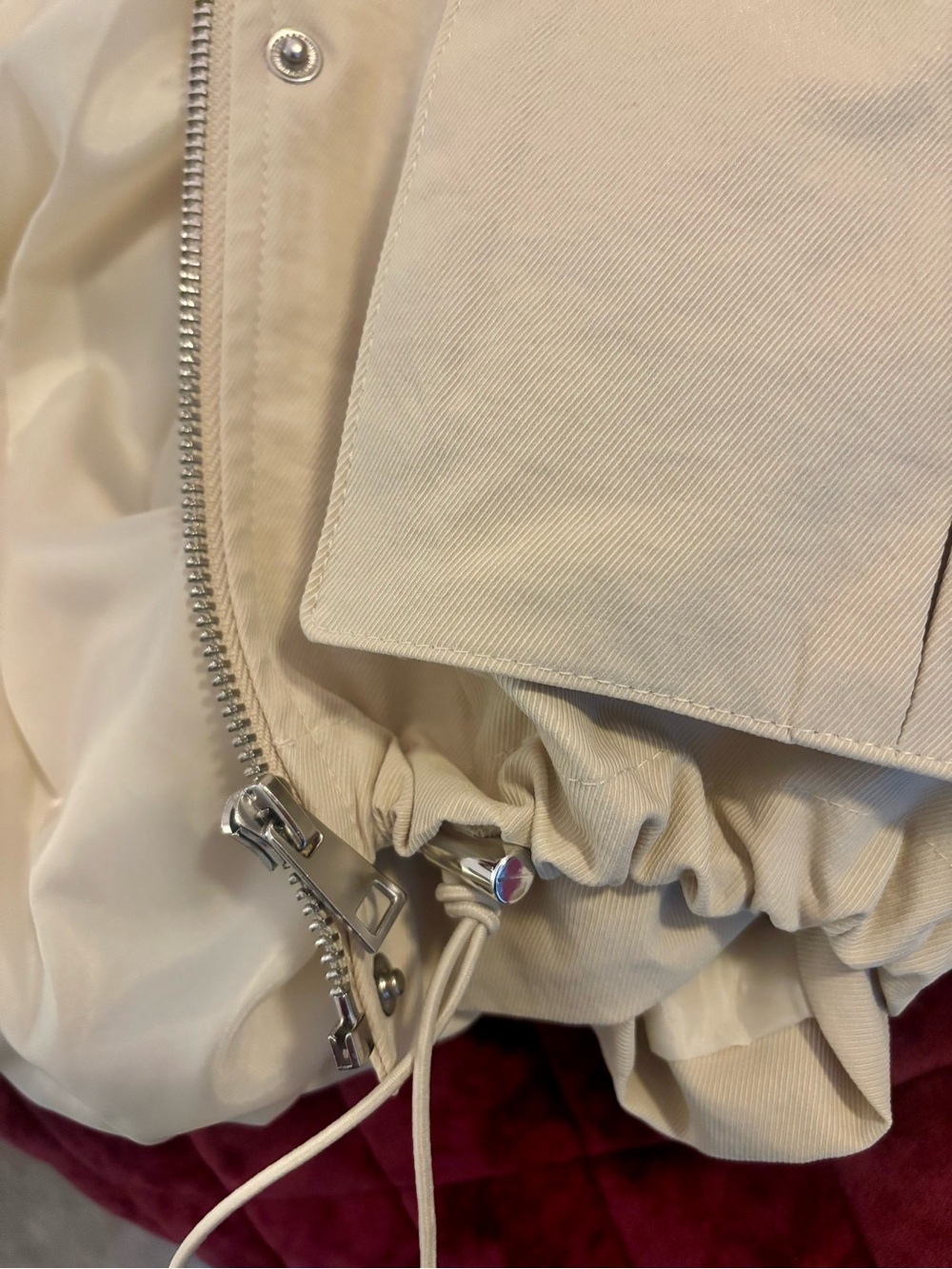 Primark Off-White Utility Jacket - Picture 5 of 6